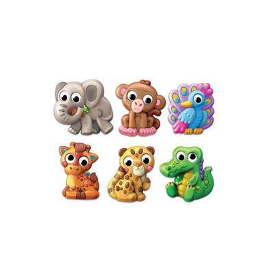 Moldea Pinta Animales Ojos Móviles