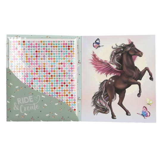 Miss Melody crea tu libro de pegatinas de diamantes