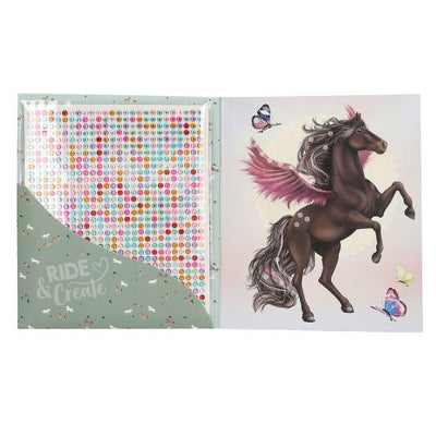 Miss Melody crea tu libro de pegatinas de diamantes