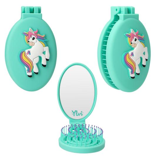 Ylvi cepillo plegable con unicornio