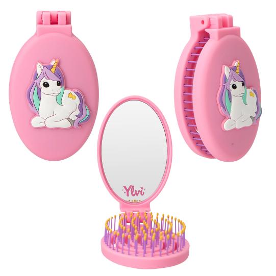 Ylvi cepillo plegable con unicornio