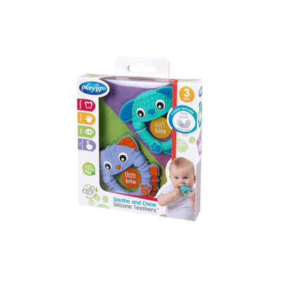 Pack Mordedores de Silicona Playgro