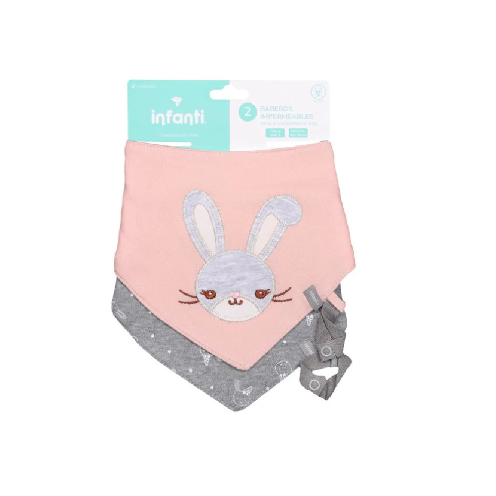 Bipack Baberos Impermeable Conejo Infanti