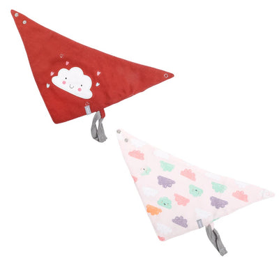 Bipack Baberos Impermeables Niña Rojo Infanti