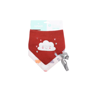 Bipack Baberos Impermeables Niña Rojo Infanti