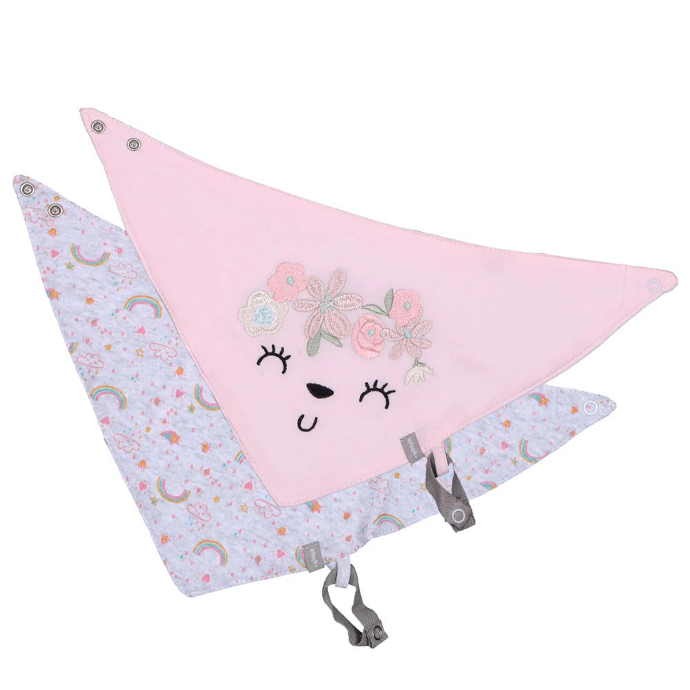 Bipack Baberos Impermeable Flowers Infanti