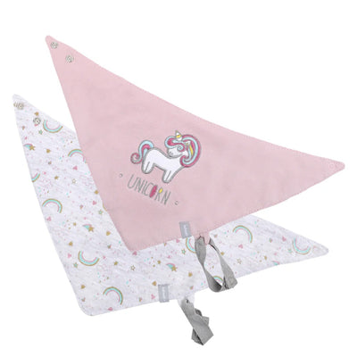 Bipack Baberos Impermeables Niña Unicornio Infanti