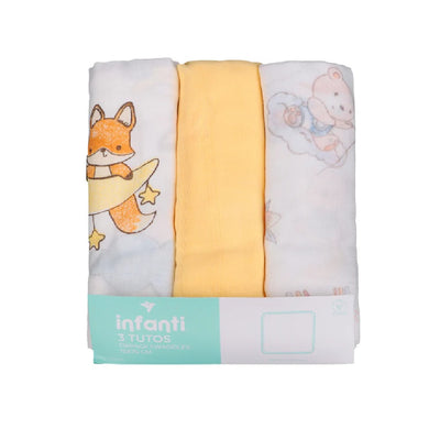Pack 3 Tutos Amarillo Infanti
