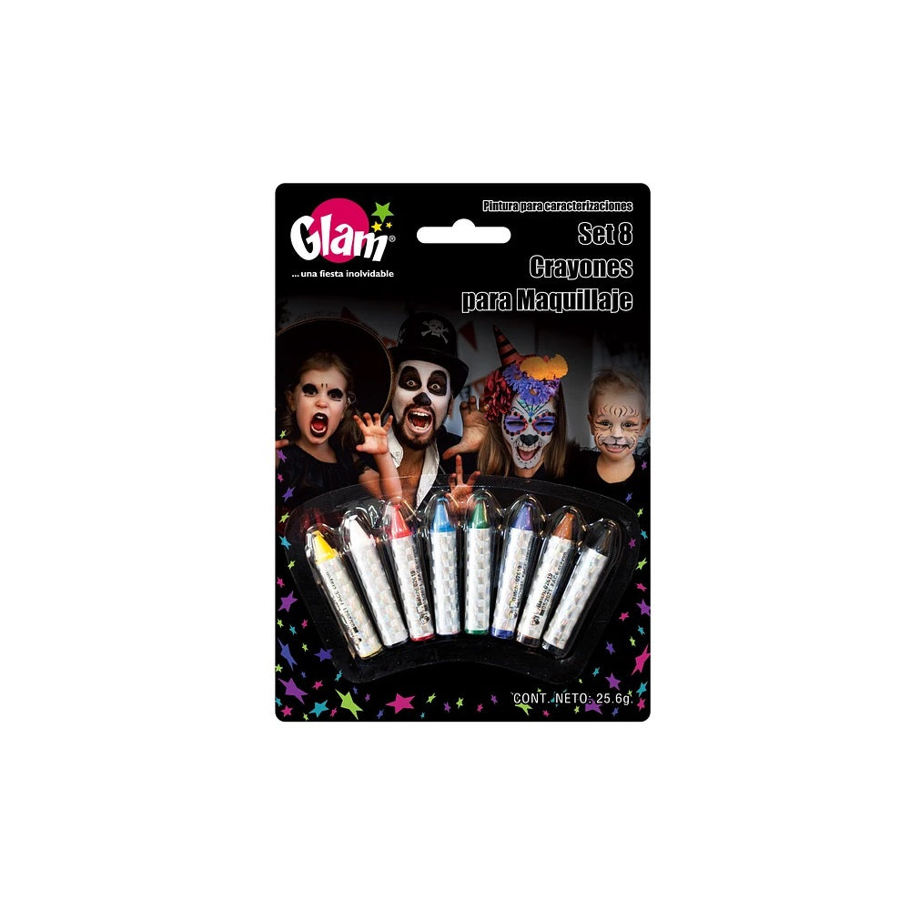 Maquillaje Set Crayones 8 Colores