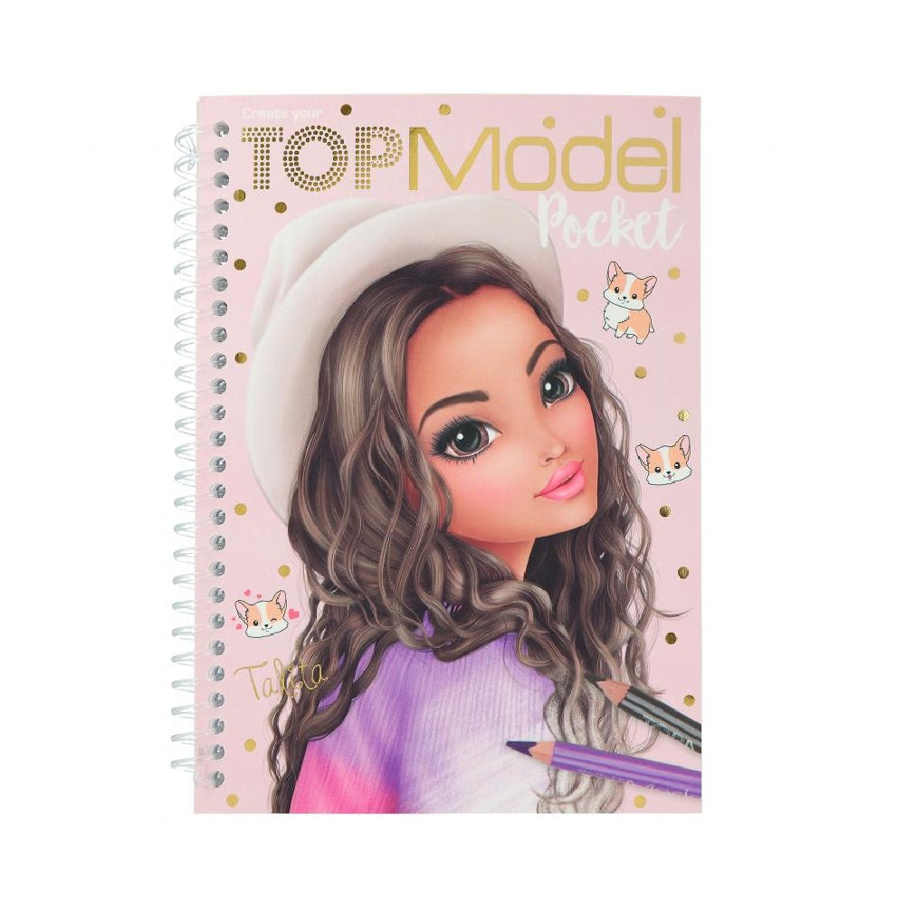 Cuaderno colorear de Top Model