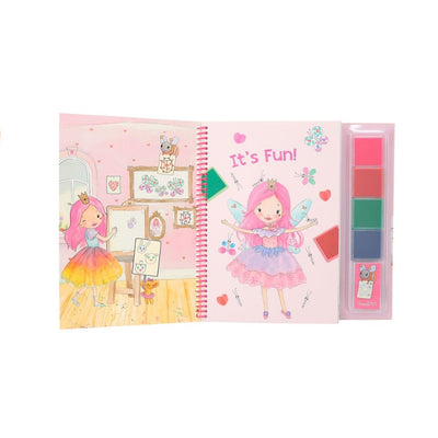 Libro pinta con los dedos de Princess Mimi
