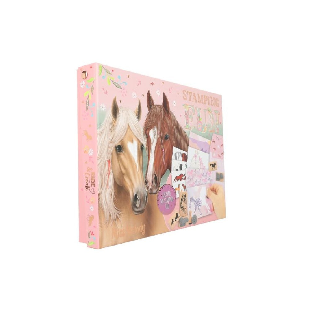 Set de cartas y sellos - Crea obras de arte en torno a los caballos