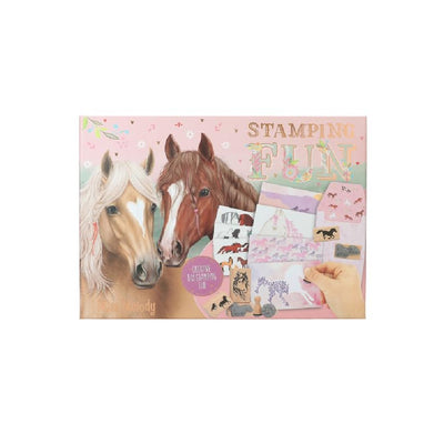 Set de cartas y sellos - Crea obras de arte en torno a los caballos