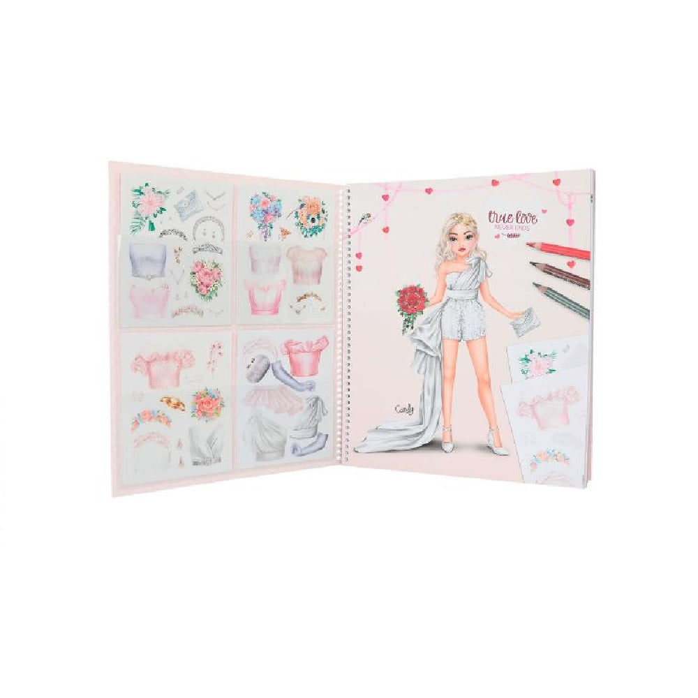 LIBRO PARA CREAR TRAJES DE NOVIA TOPMODEL COLOURING BOOK