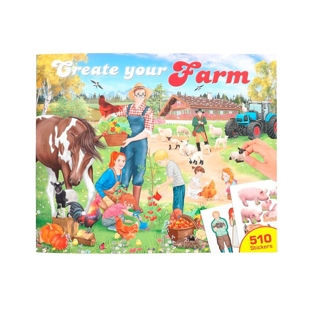 Libro con sticker Crea tu granja