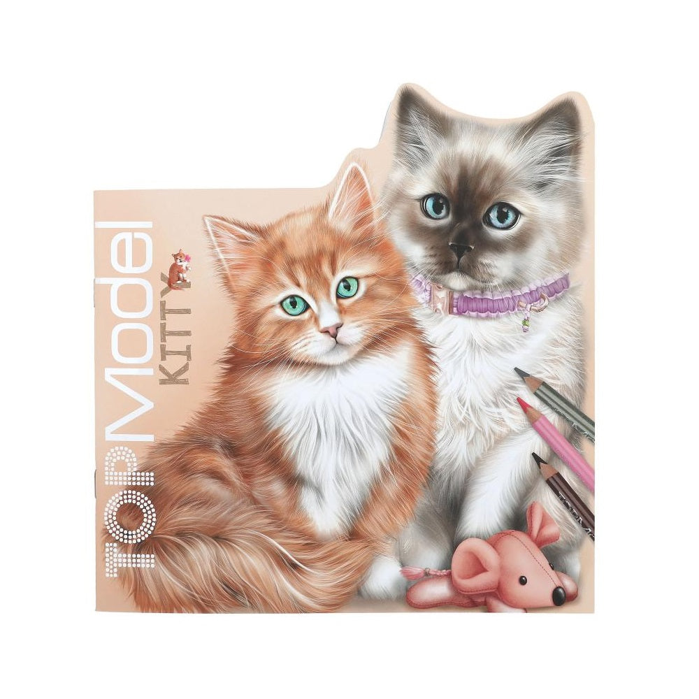 Libro para colorear Kitty y Doggy de Top model