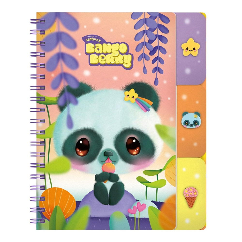 Cuaderno con Divisores y pins Bangobobs - Pally Panda