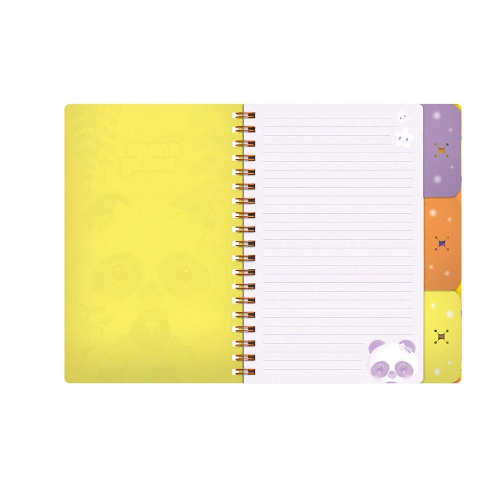 Cuaderno con Divisores y pins Bangobobs - Pally Panda