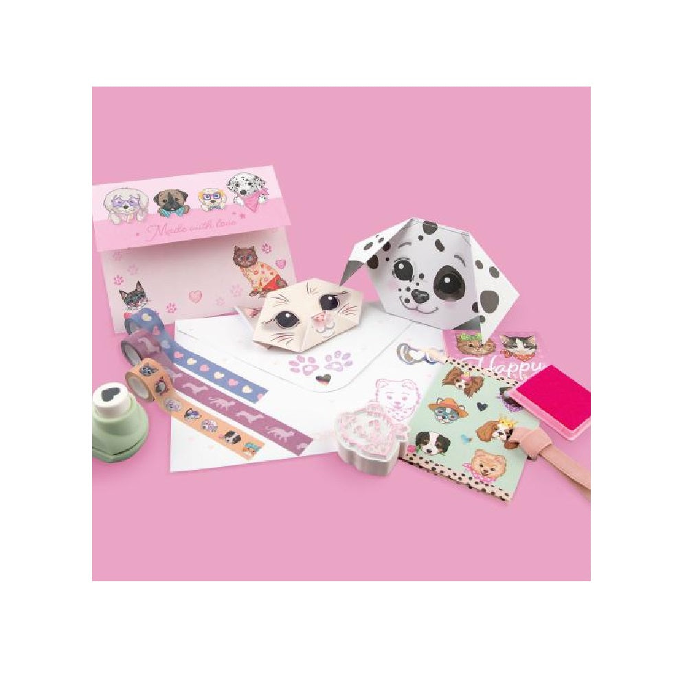 Set de cartas Love Kitty and Doggy de Top Model