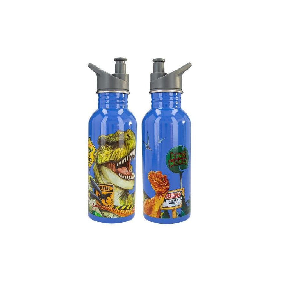 Botella de acero inoxidable de Dino World 600 Ml