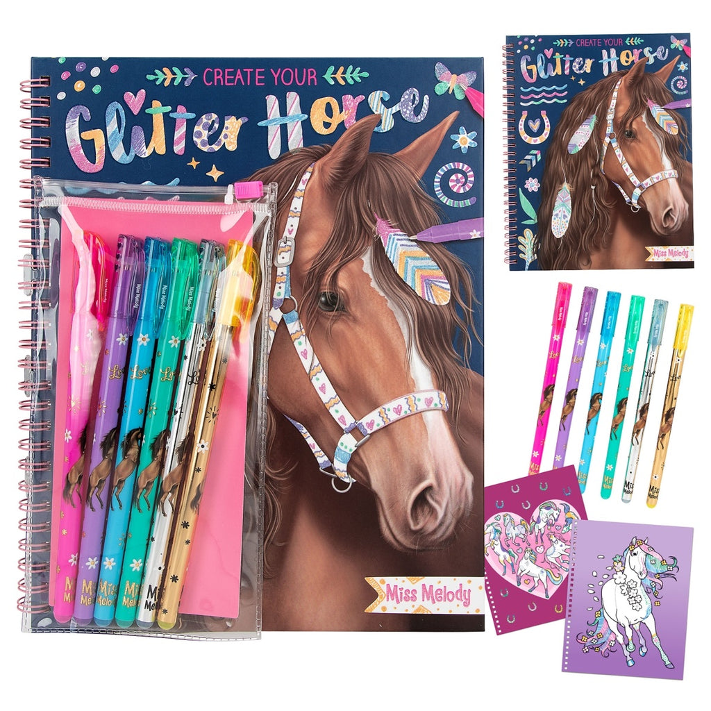 Miss Melody crea tus caballos glitter