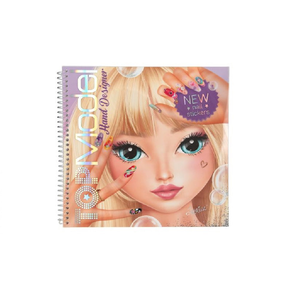 Cuaderno para diseñar uñas de Top Model