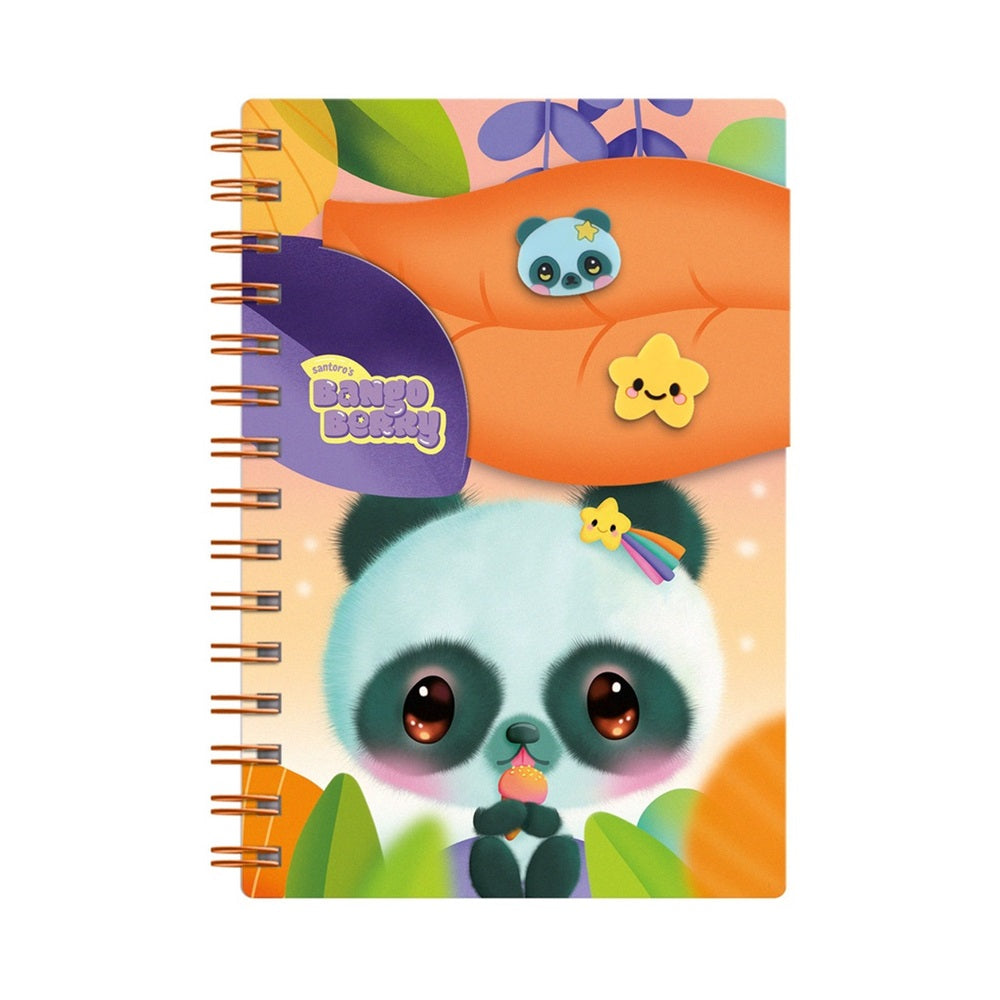 Cuaderno con pins Bangobobs -  Panda Pally