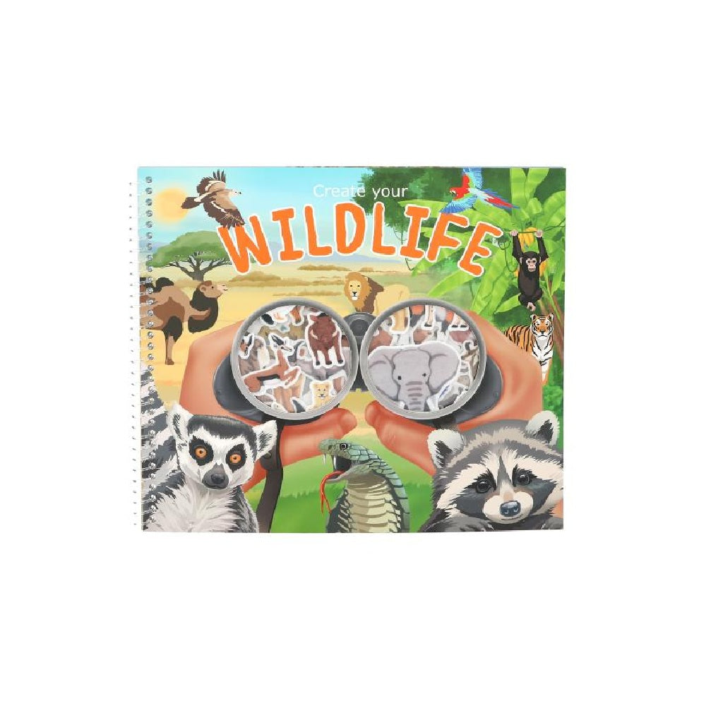 Create Your Wild Life con pegatinas de terciopelo