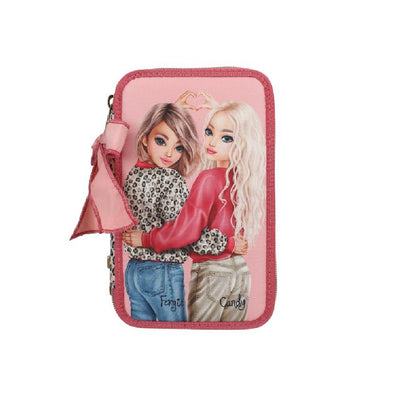 Estuche triple Top Model  LEOHEART