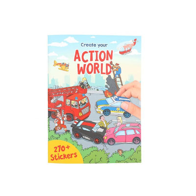 Crea tu mundo en accion con 270 stickers