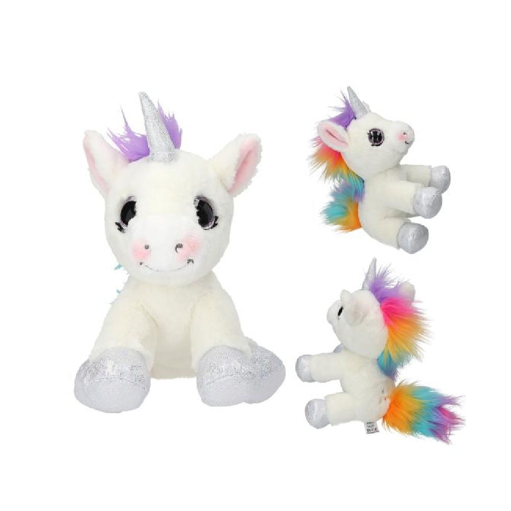 Ylvi unicornio de peluche blanco 22 cm