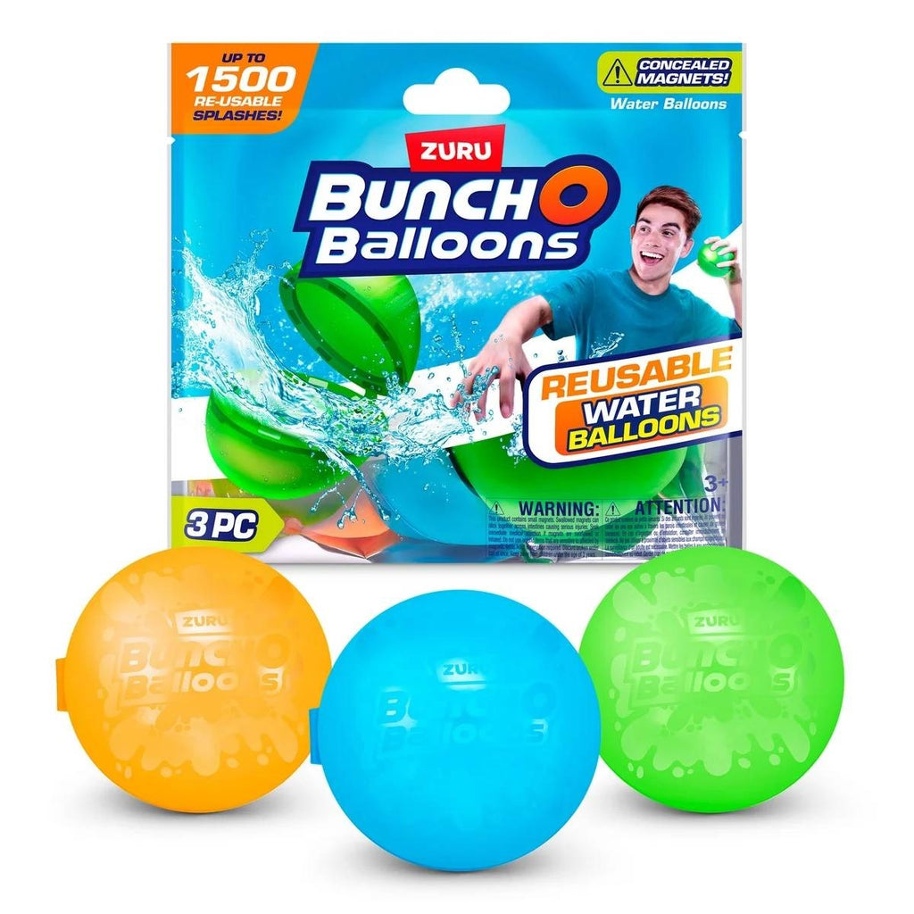 PACK 3 BOMBAS DE AGUA REUTILIZABLES