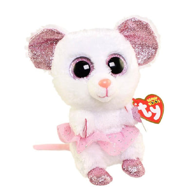 Ty Peluche Beanie Boos Nina Ratón Bailarina Mediano