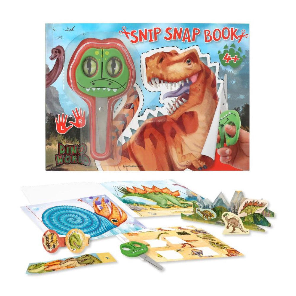 Libro Snip Snap con tijeras de Dino World