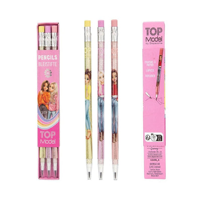 Set de 3 Portaminas retráctiles de Top Model - Surtidos