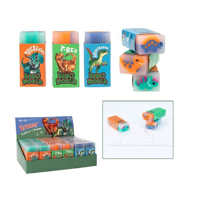 DINO WORLD GOMA DE BORRAR DE GELATINA