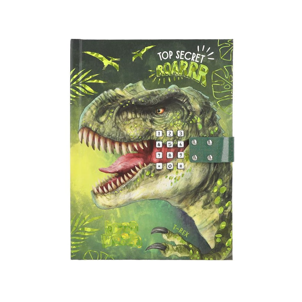 Diario de vida con codigo secreto de Dino World