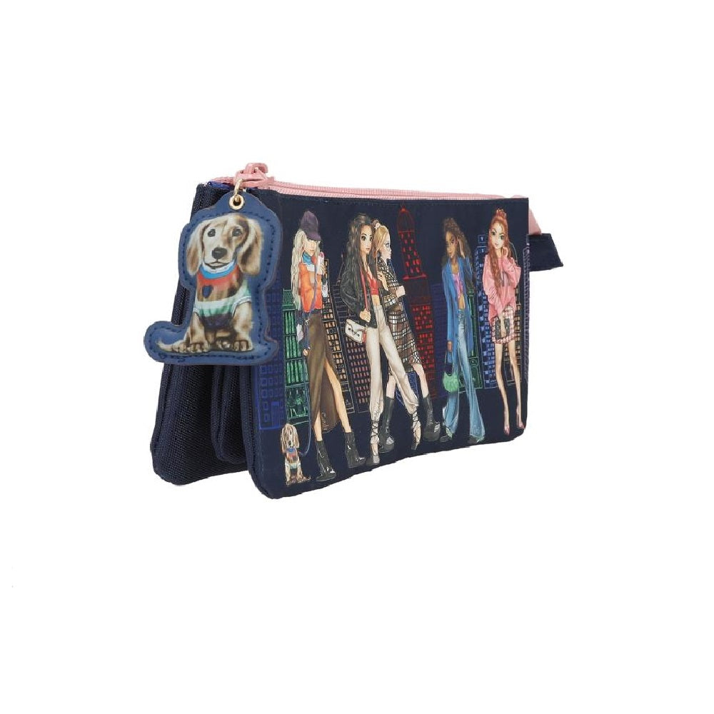 Estuche con 3 compartimentos CITY GIRLS de Top Model