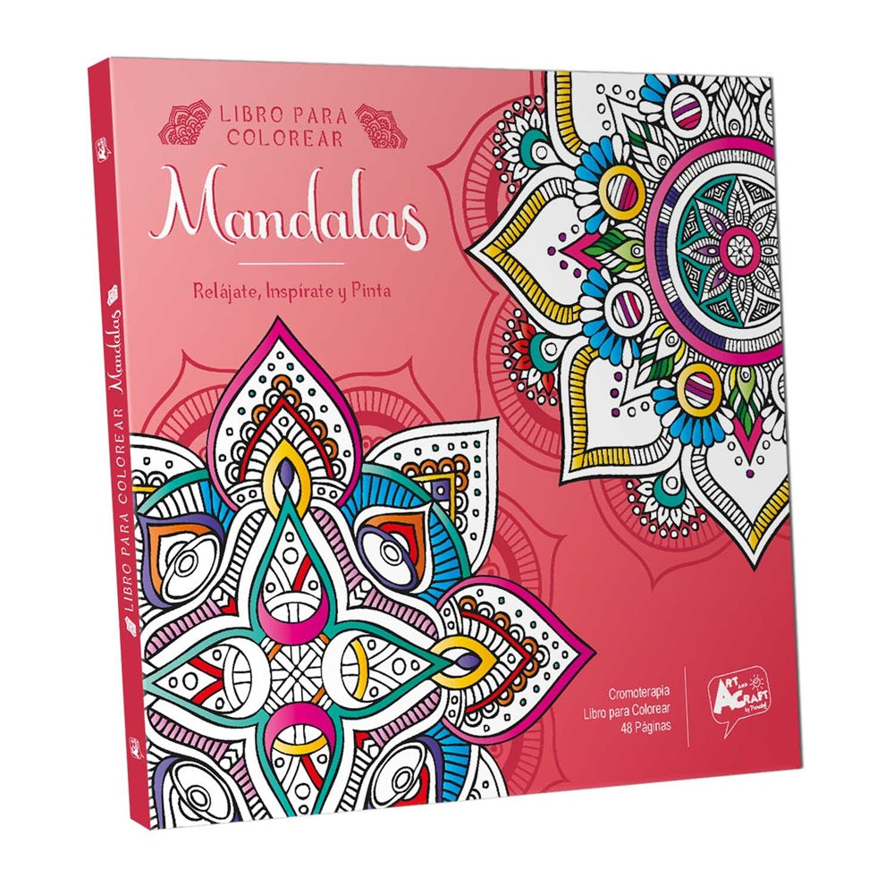 Libro Para Colorear Mandalas 48 Páginas