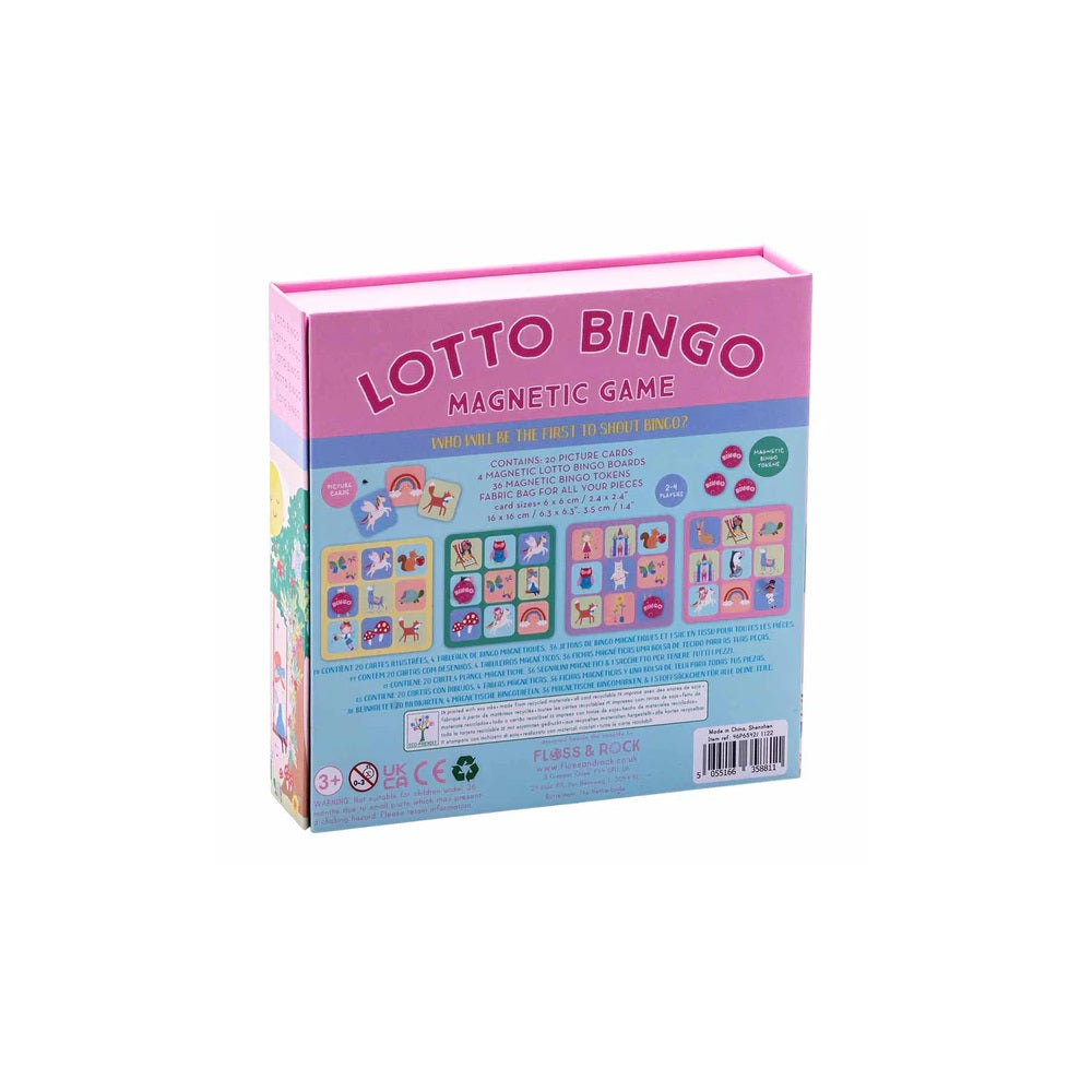Bingo Lotto magnético -  Hada arcoíris