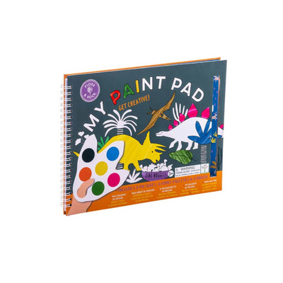 Mi bloc para pintar con 8 paletas de colores - Dino