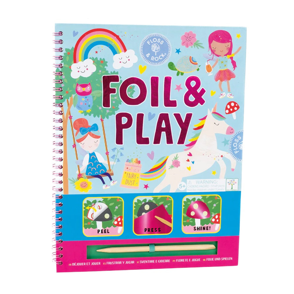 Libro Foil & Play - Hada y Arcoíris