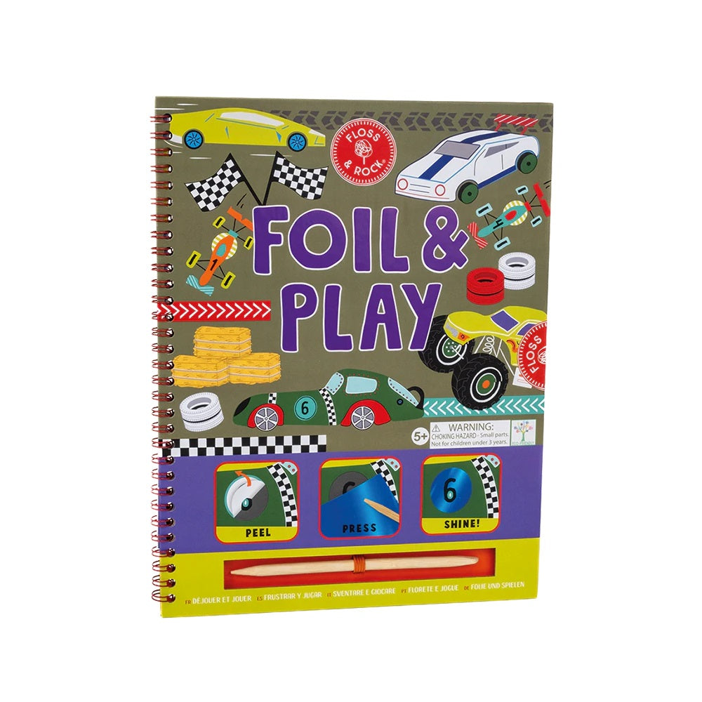 Libro Foil & Play - Autos