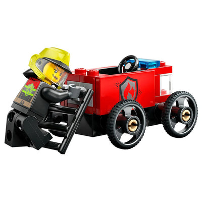 Lego Pack de Autos de Carreras: Pizza vs. Camión de Bomberos