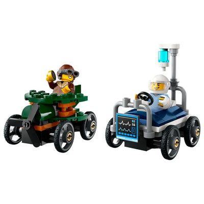 Lego Pack de Autos de Carreras: Avión vs. Cama de Hospital