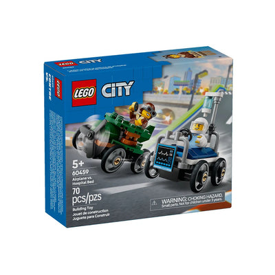Lego Pack de Autos de Carreras: Avión vs. Cama de Hospital