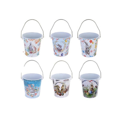 Balde de pascua  diseño aleatorio