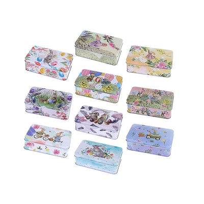 Cofre rectangular  diseño aleatorio