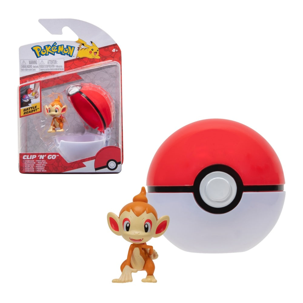 Pokémon figura con pokebola