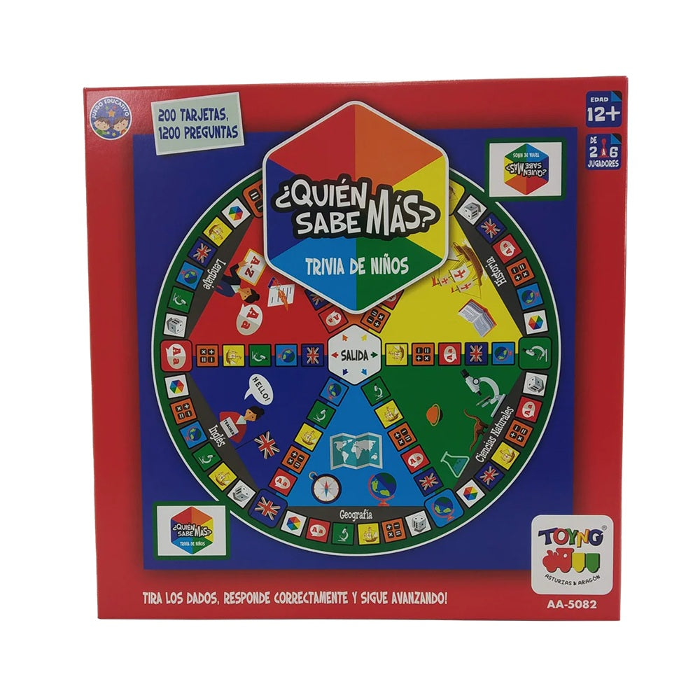 Juego de mesa Trivia ¿quien sabe mas?